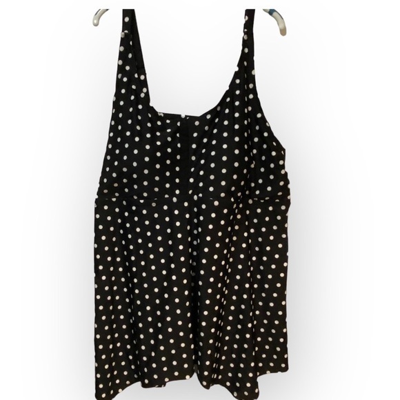 SwimSuits For‎ All Women’s Size 30 Top Poke A Dot’s Adjustment Straps - Picture 4 of 12